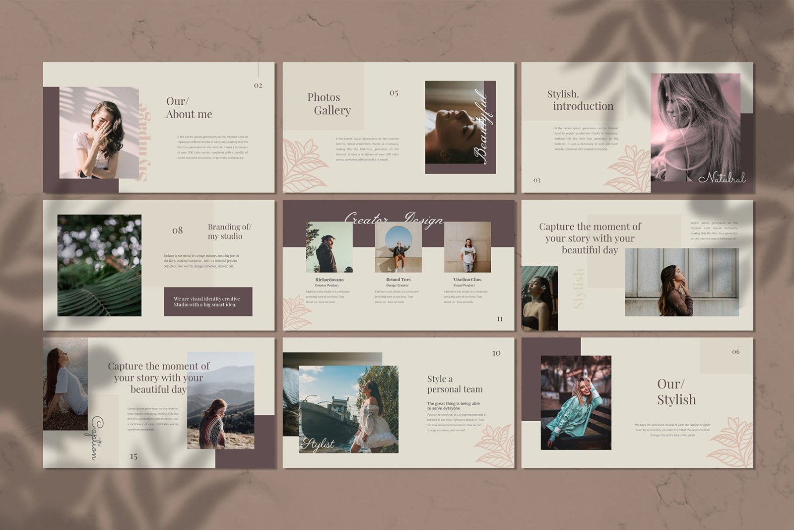 Stylish Bundle Presentation Template