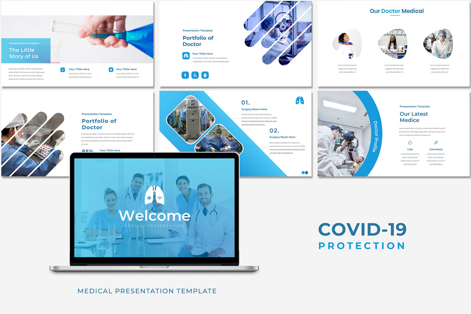 Covid-19 Protection Bundle Presentation Template Covid-19 Protection Bundle Presentation Template