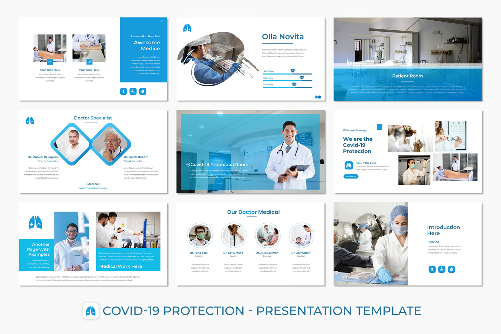 Covid-19 Protection Bundle Presentation Template Covid-19 Protection Bundle Presentation Template