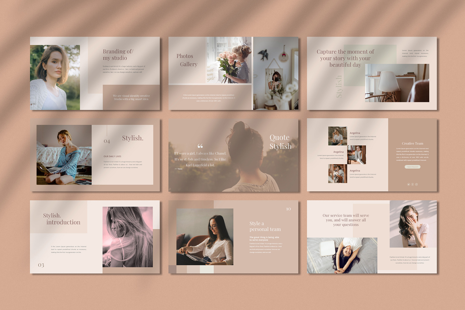 Stylish Bundle Presentation Template Stylish Bundle Presentation Template