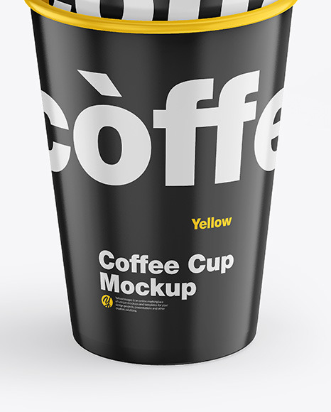 Glossy Coffee Cups Mockup