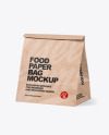 Kraft Paper Food Bag Mockup