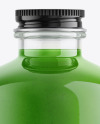 Green Smoothie Bottle Mockup - Half Side View