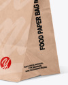 Kraft Paper Food Bag Mockup