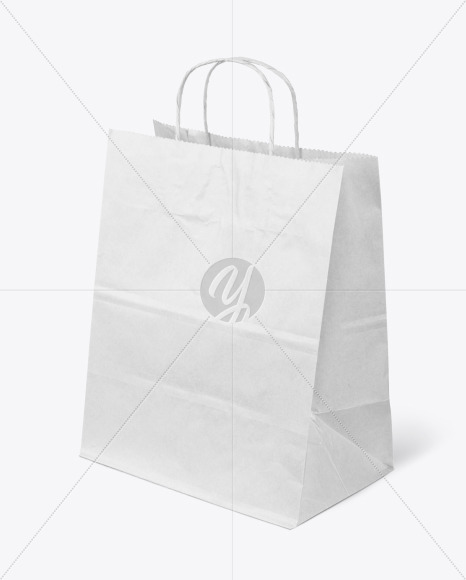 Kraft Paper Shopping Bag Mockup