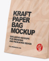 Kraft Paper Shopping Bag Mockup