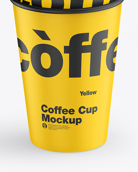 Matte Coffee Cups Mockup