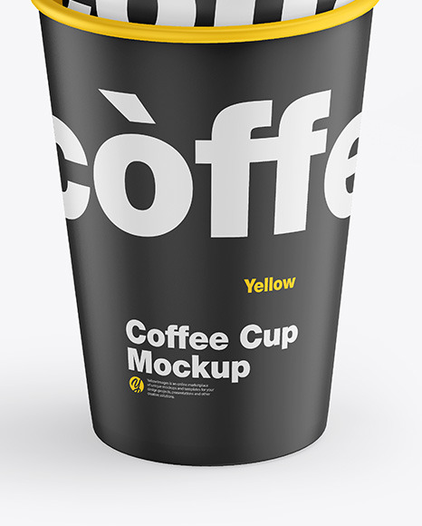 Matte Coffee Cups Mockup