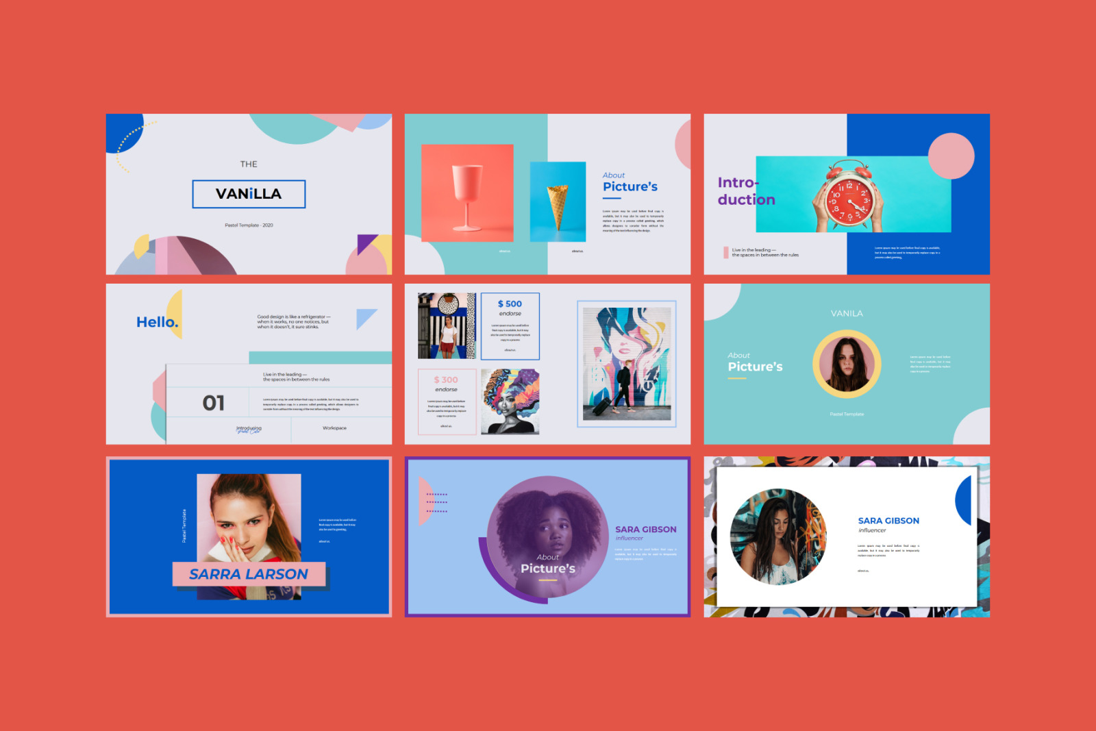 VANILA Bundle Presentation Template