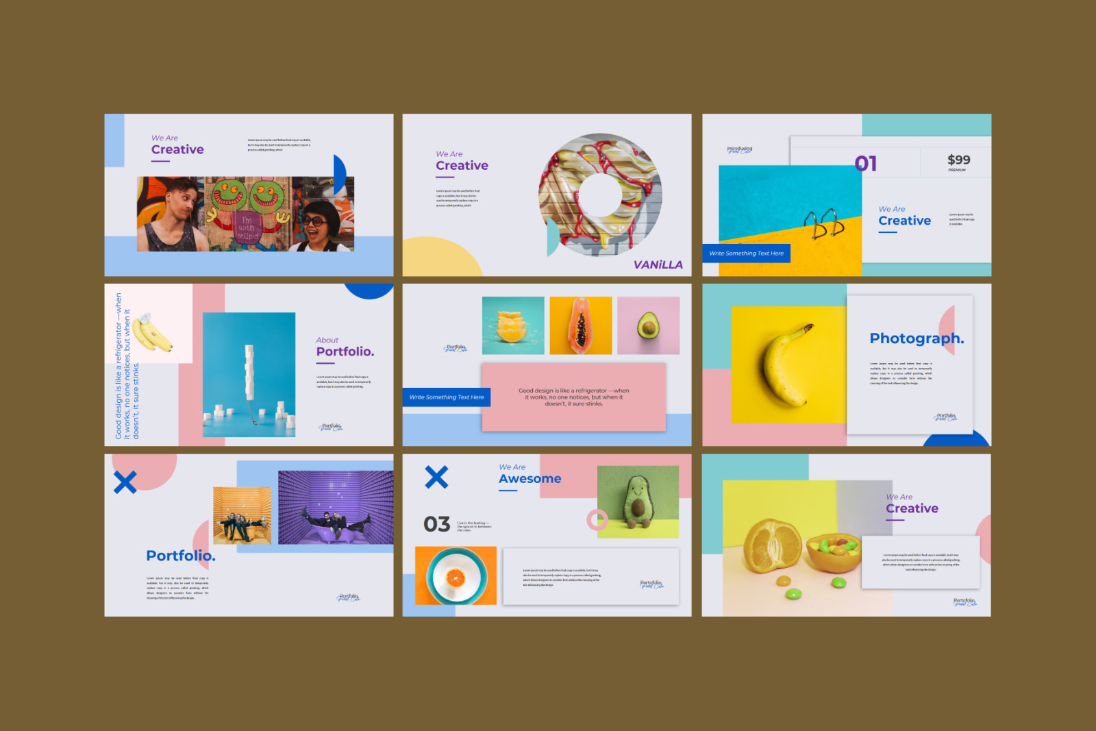 VANILA Bundle Presentation Template VANILA Bundle Presentation Template