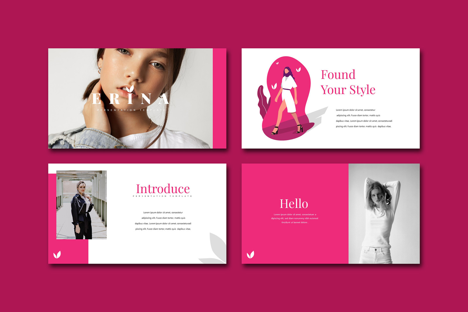 ERINA Bundle Presentation Template ERINA Bundle Presentation Template