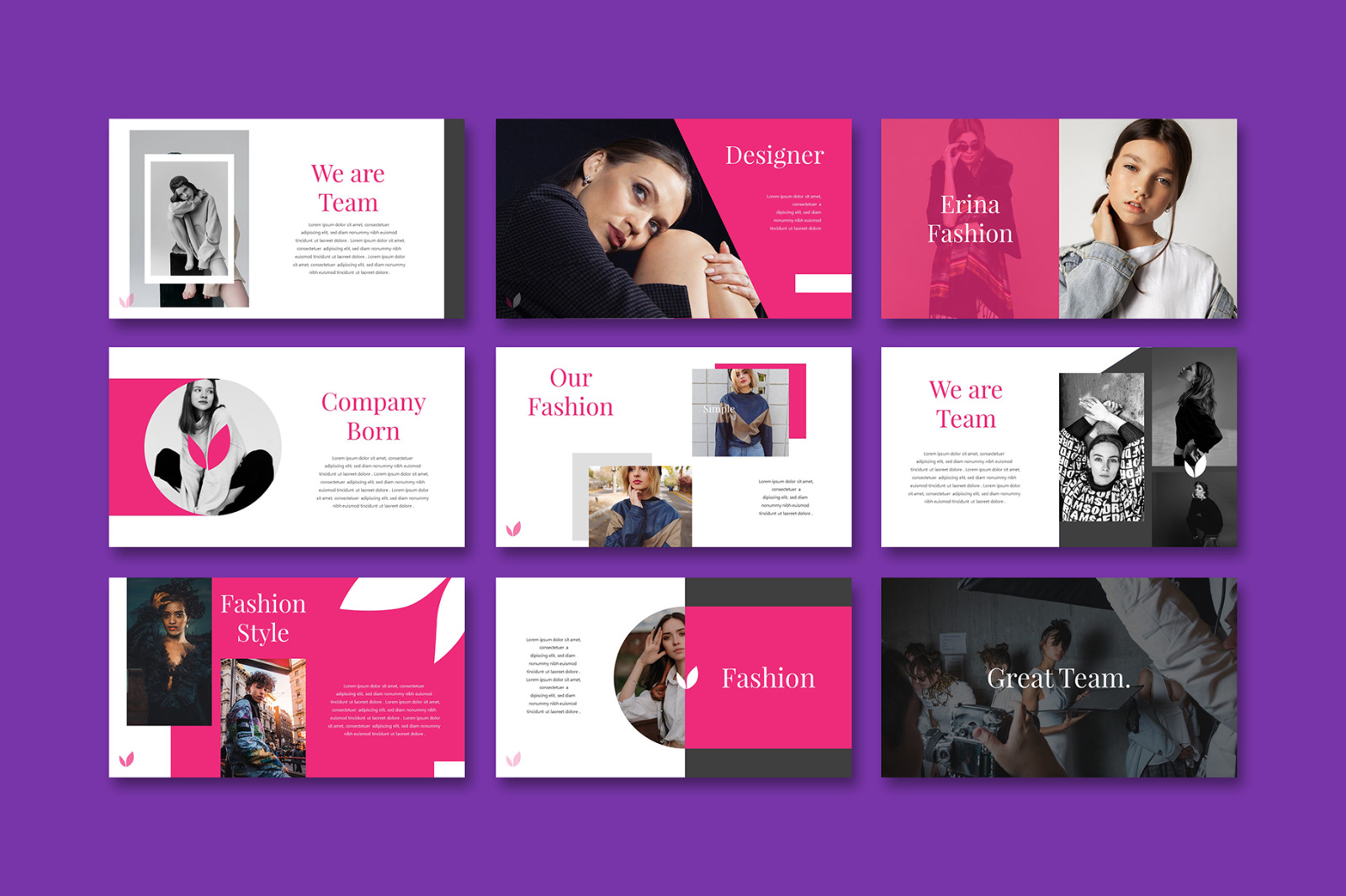 ERINA Bundle Presentation Template