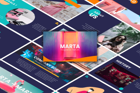 Marta Bundle Presentation Template - Report