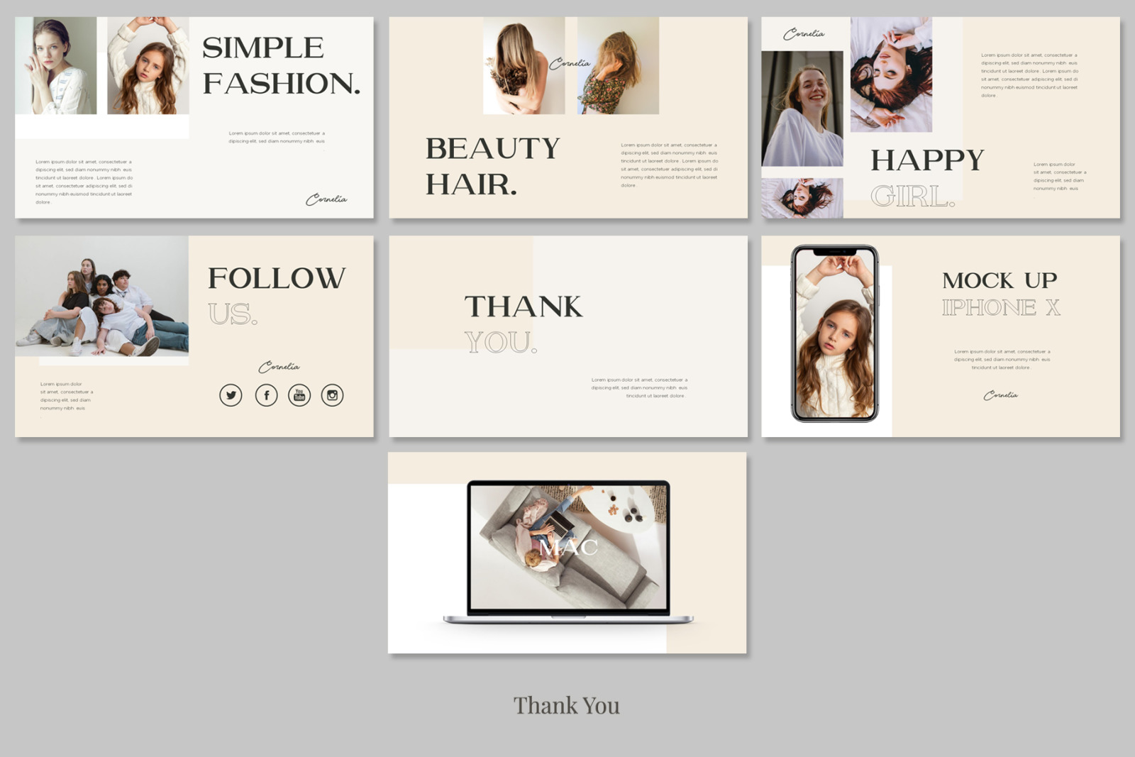 CORNELIA Bundle Presentation Template