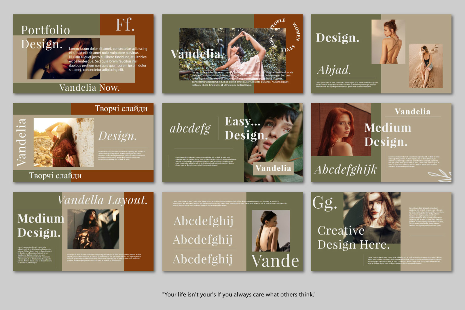 VANDELIA Bundle Presentation Template VANDELIA Bundle Presentation Template