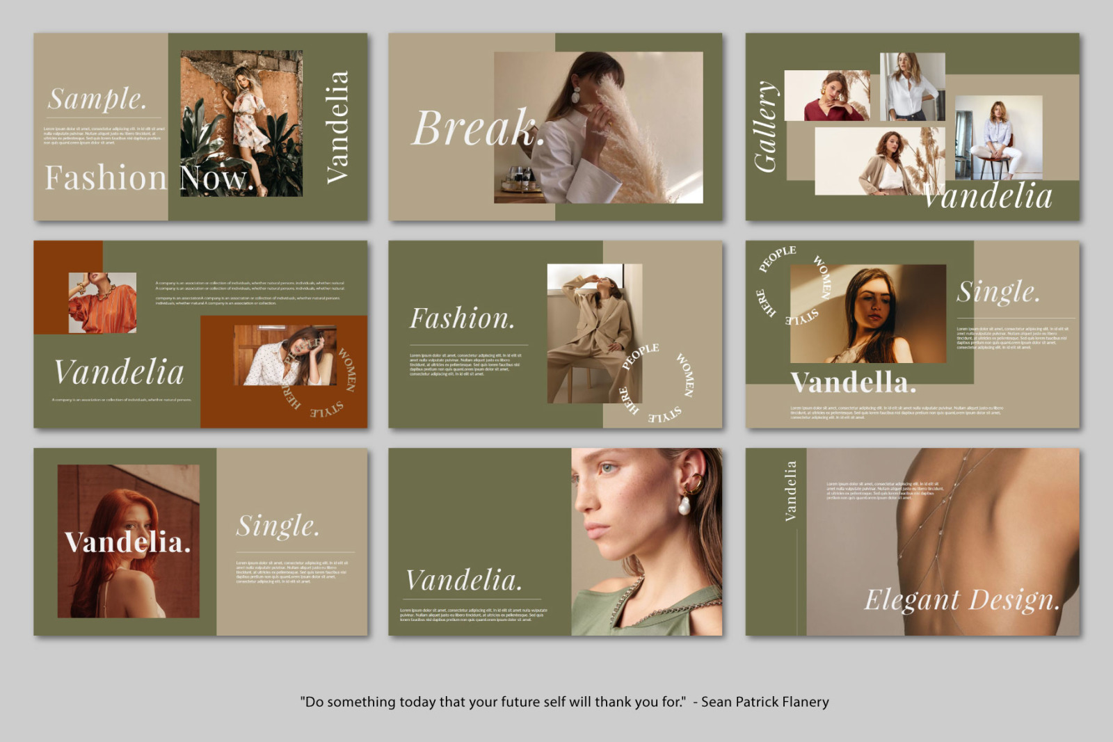 VANDELIA Bundle Presentation Template VANDELIA Bundle Presentation Template