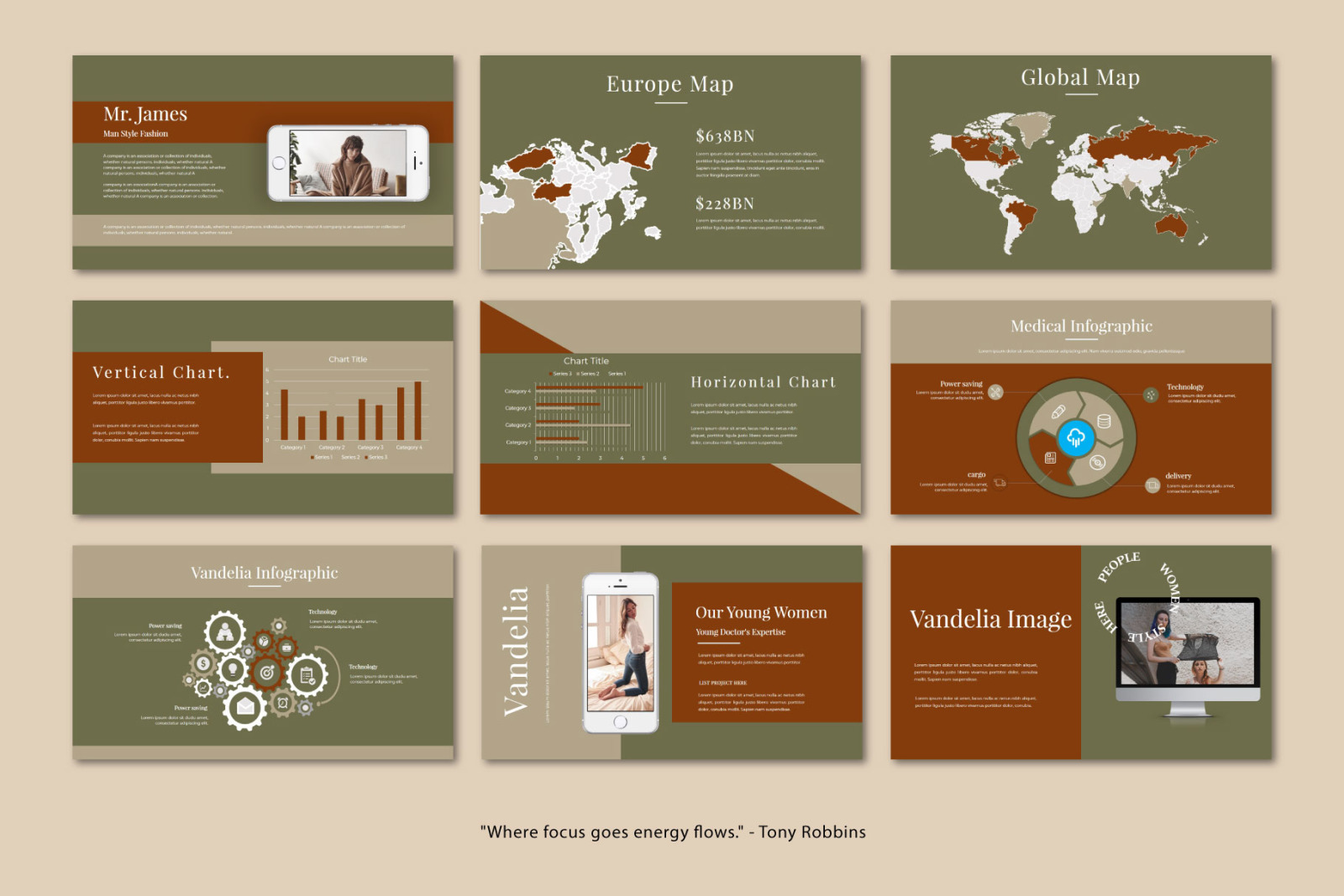 VANDELIA Bundle Presentation Template VANDELIA Bundle Presentation Template