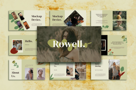 Rowell Bundle Presentation Template - Templates