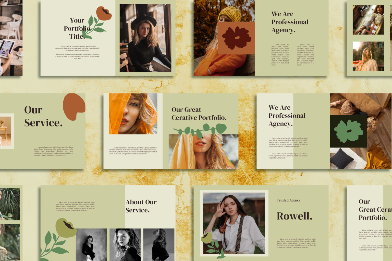 Rowell Bundle Presentation Template Rowell Bundle Presentation Template