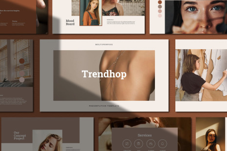 Trendhop Bundle Presentation Template - Report