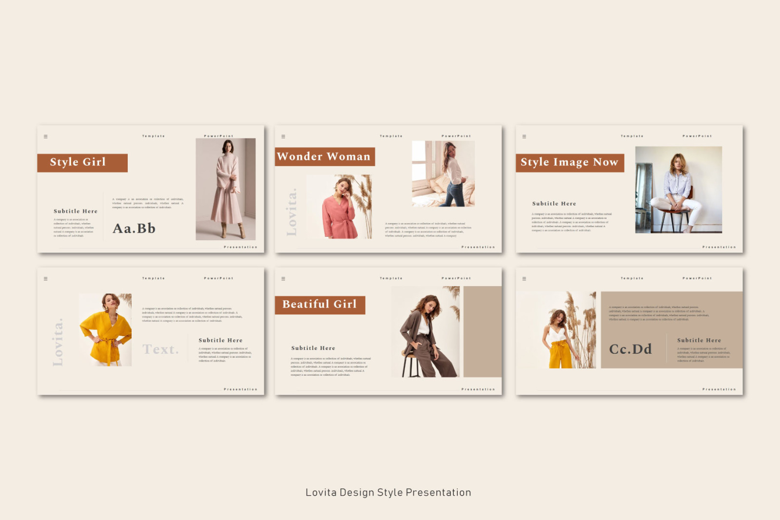 LOVITA Bundle Presentation Template LOVITA Bundle Presentation Template