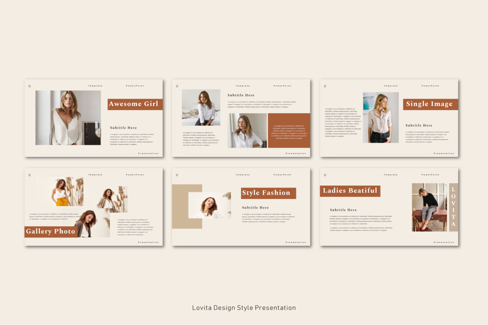 LOVITA Bundle Presentation Template