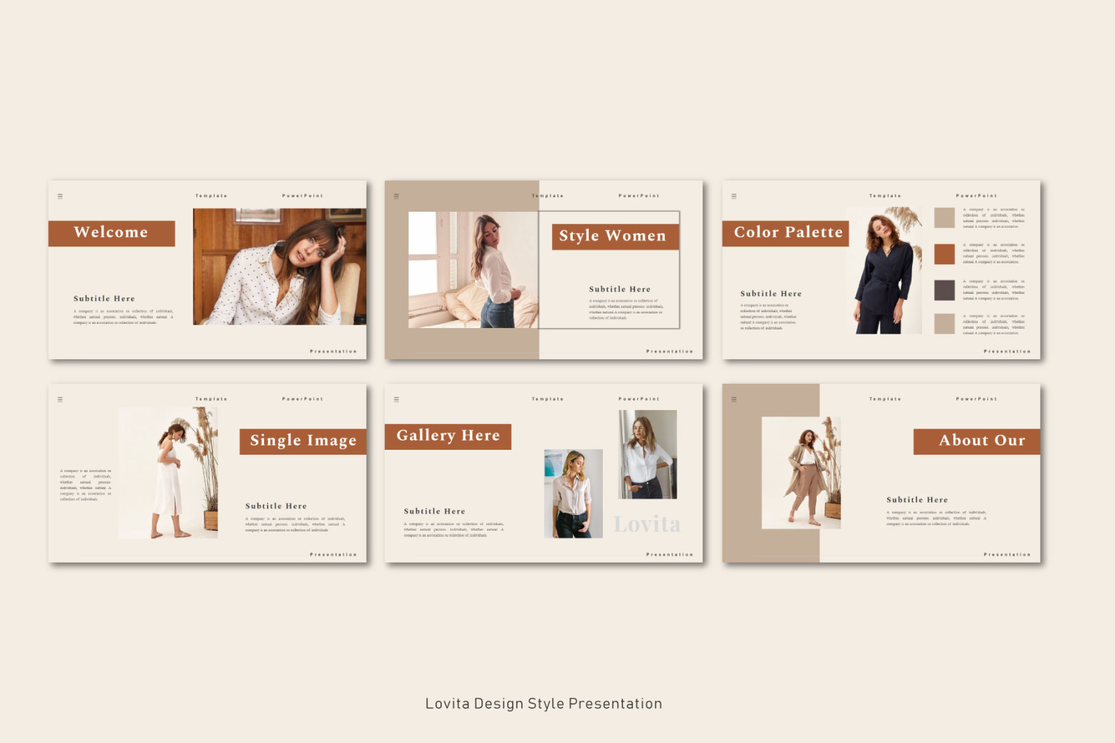 LOVITA Bundle Presentation Template