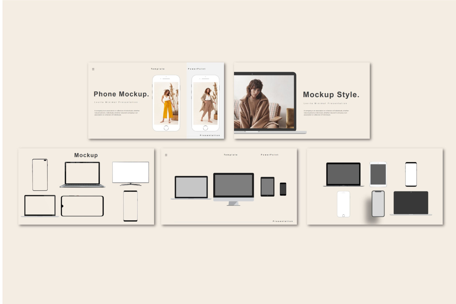 LOVITA Bundle Presentation Template