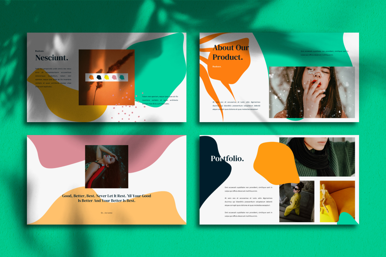 Rudson Bundle Presentation Template Rudson Bundle Presentation Template