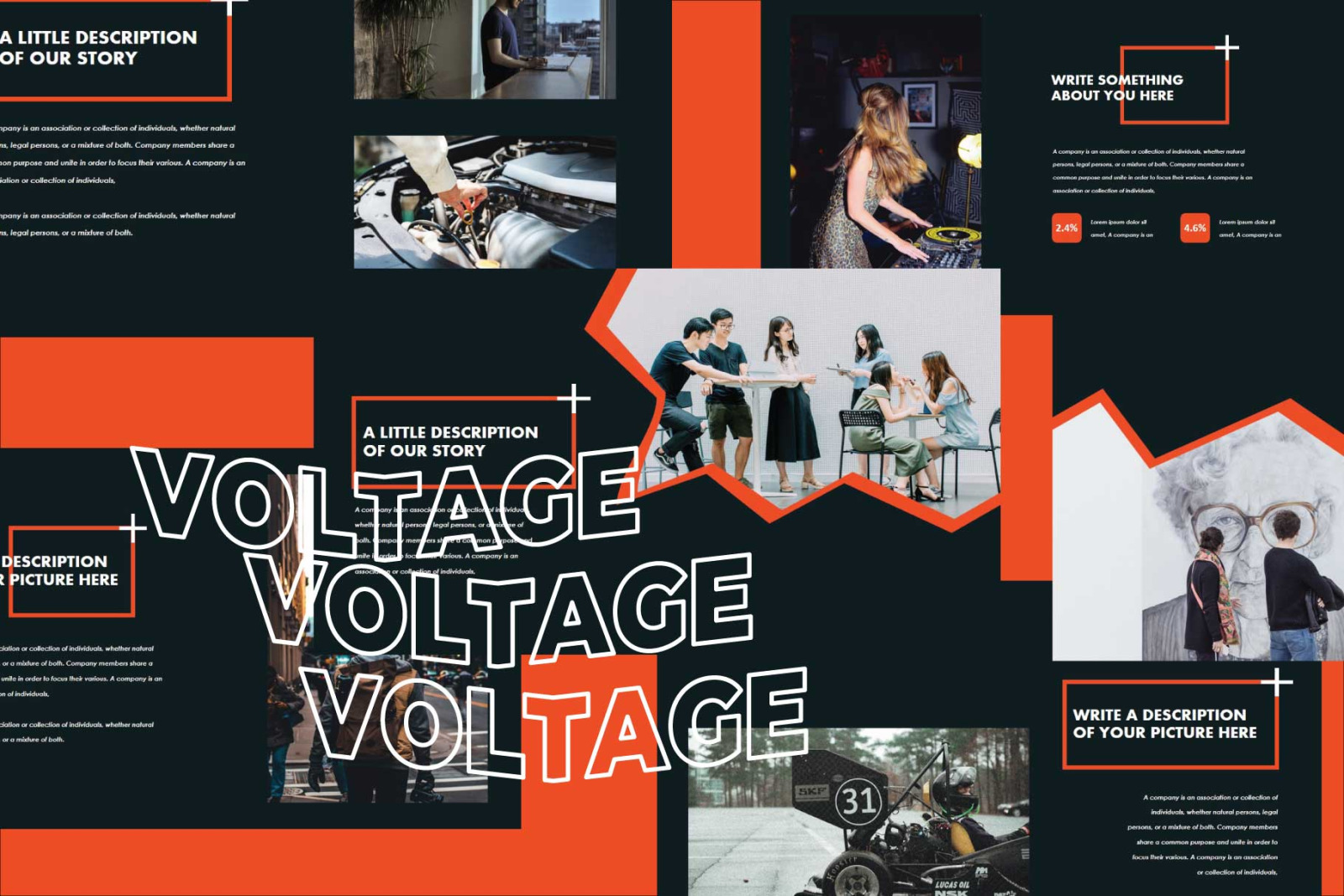 VOLTAGE Bundle Presentation Template VOLTAGE Bundle Presentation Template