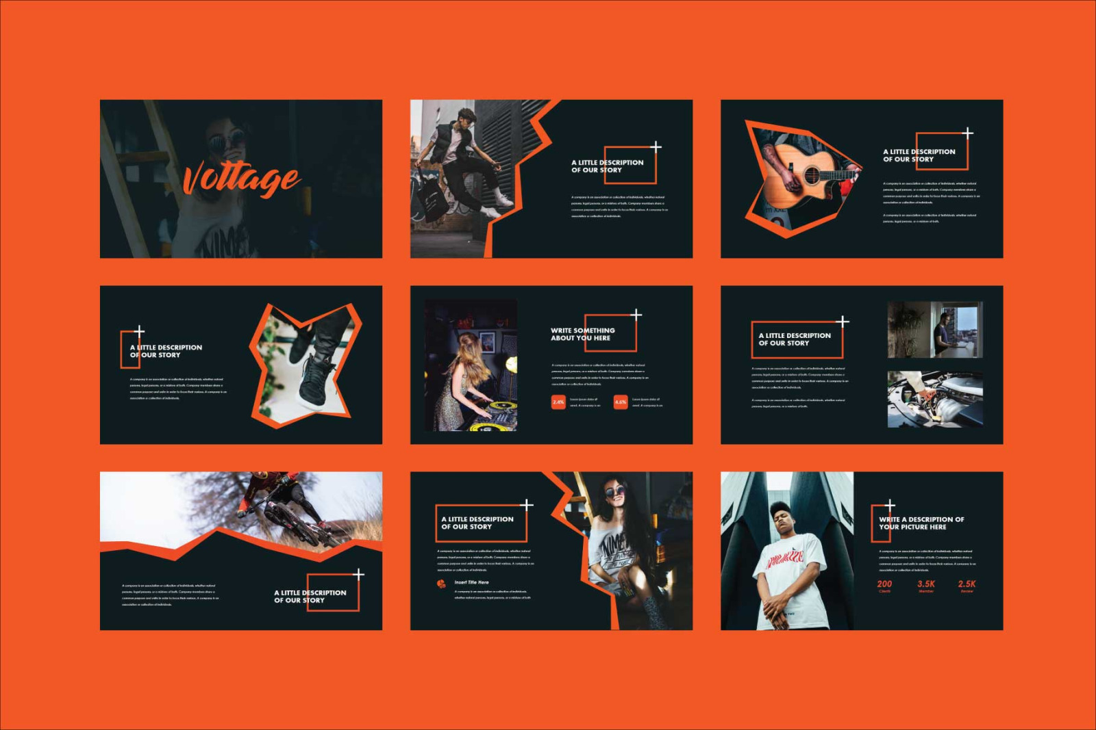 VOLTAGE Bundle Presentation Template VOLTAGE Bundle Presentation Template