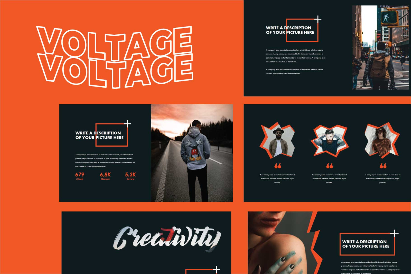 VOLTAGE Bundle Presentation Template VOLTAGE Bundle Presentation Template