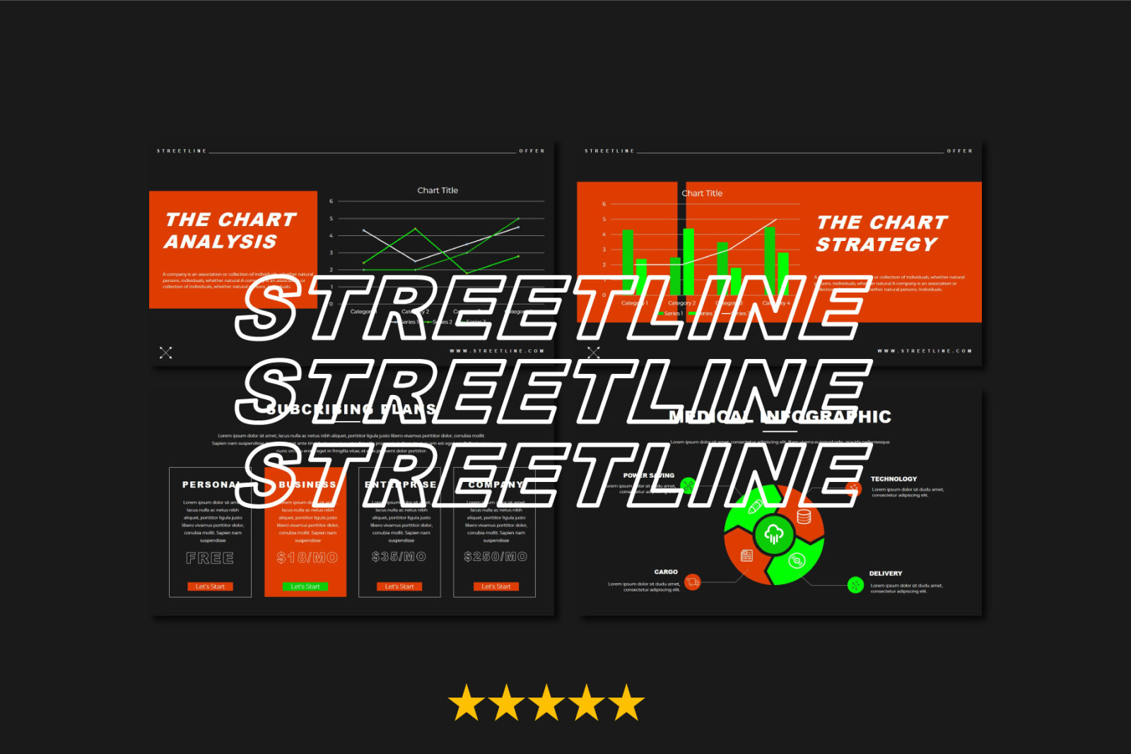 STREETLINE Bundle Presentation Template STREETLINE Bundle Presentation Template
