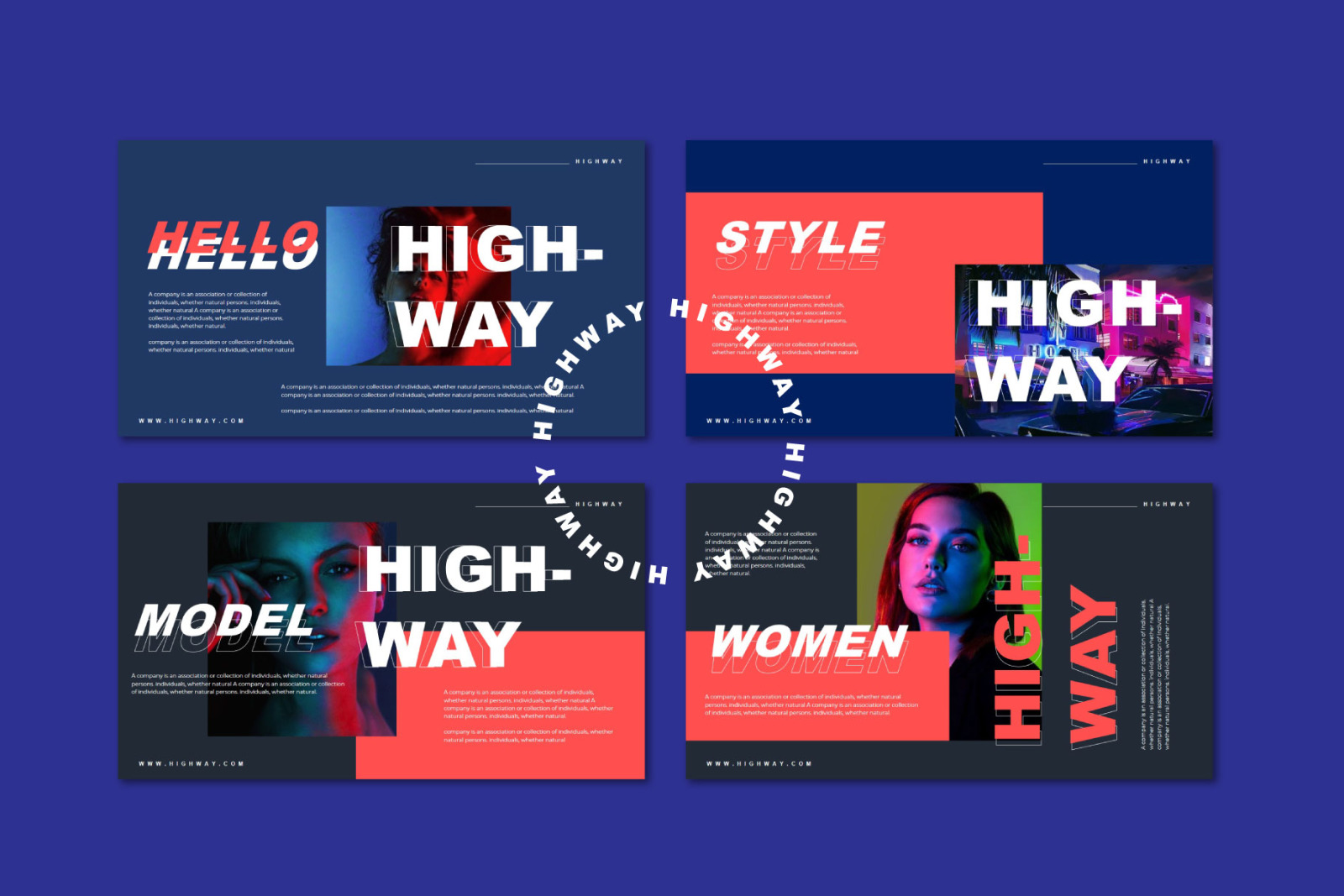 HIGHWAY Bundle Presentation Template