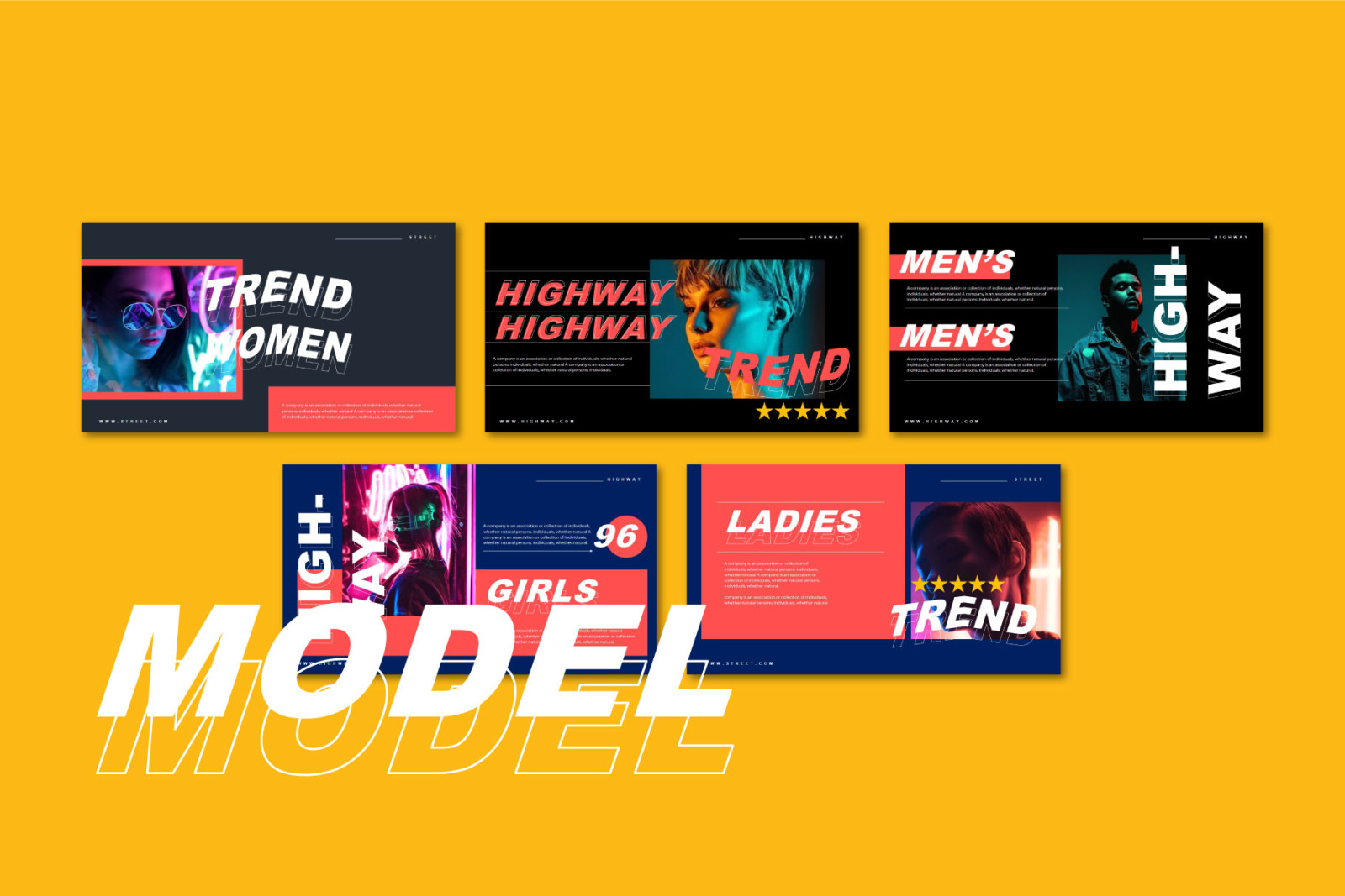 HIGHWAY Bundle Presentation Template