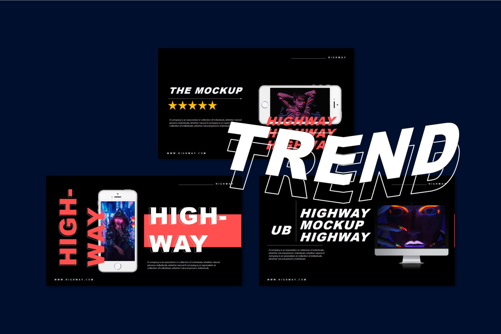 HIGHWAY Bundle Presentation Template