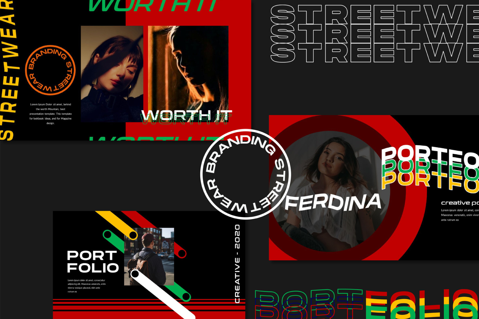 Streetwear Bundle Presentation Template Streetwear Bundle Presentation Template