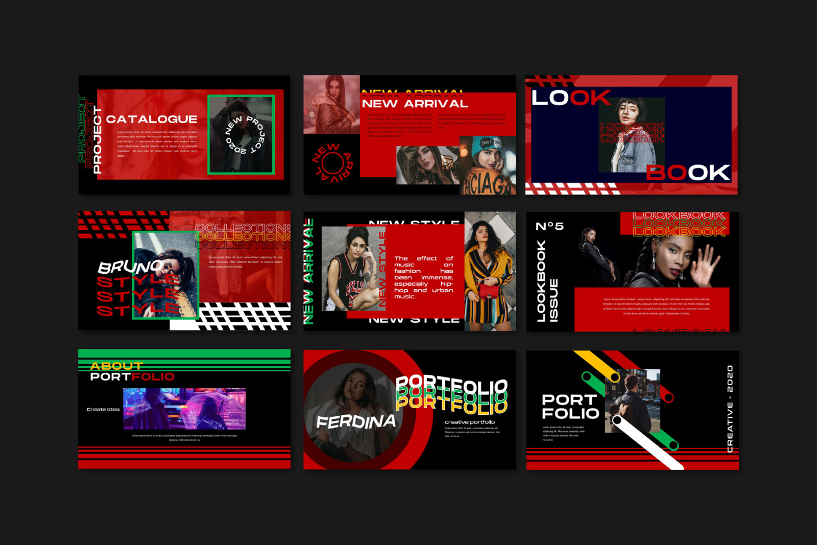 Streetwear Bundle Presentation Template Streetwear Bundle Presentation Template