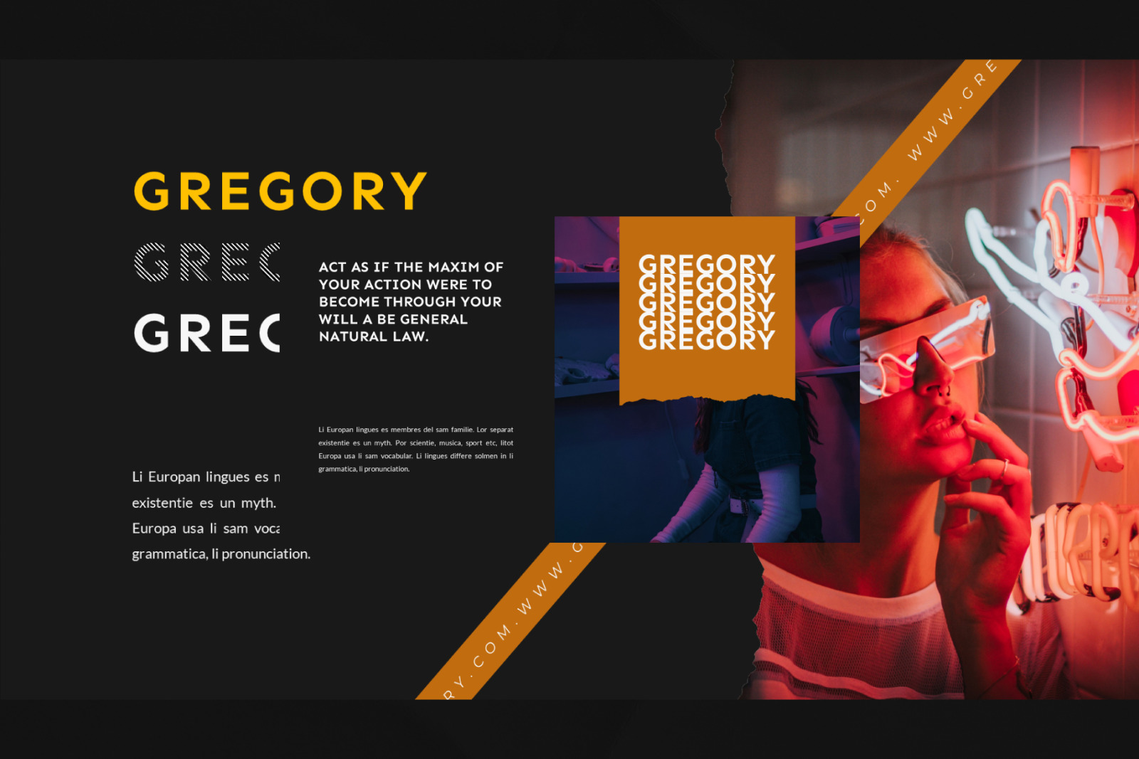 Gregory Bundle Presentation Template