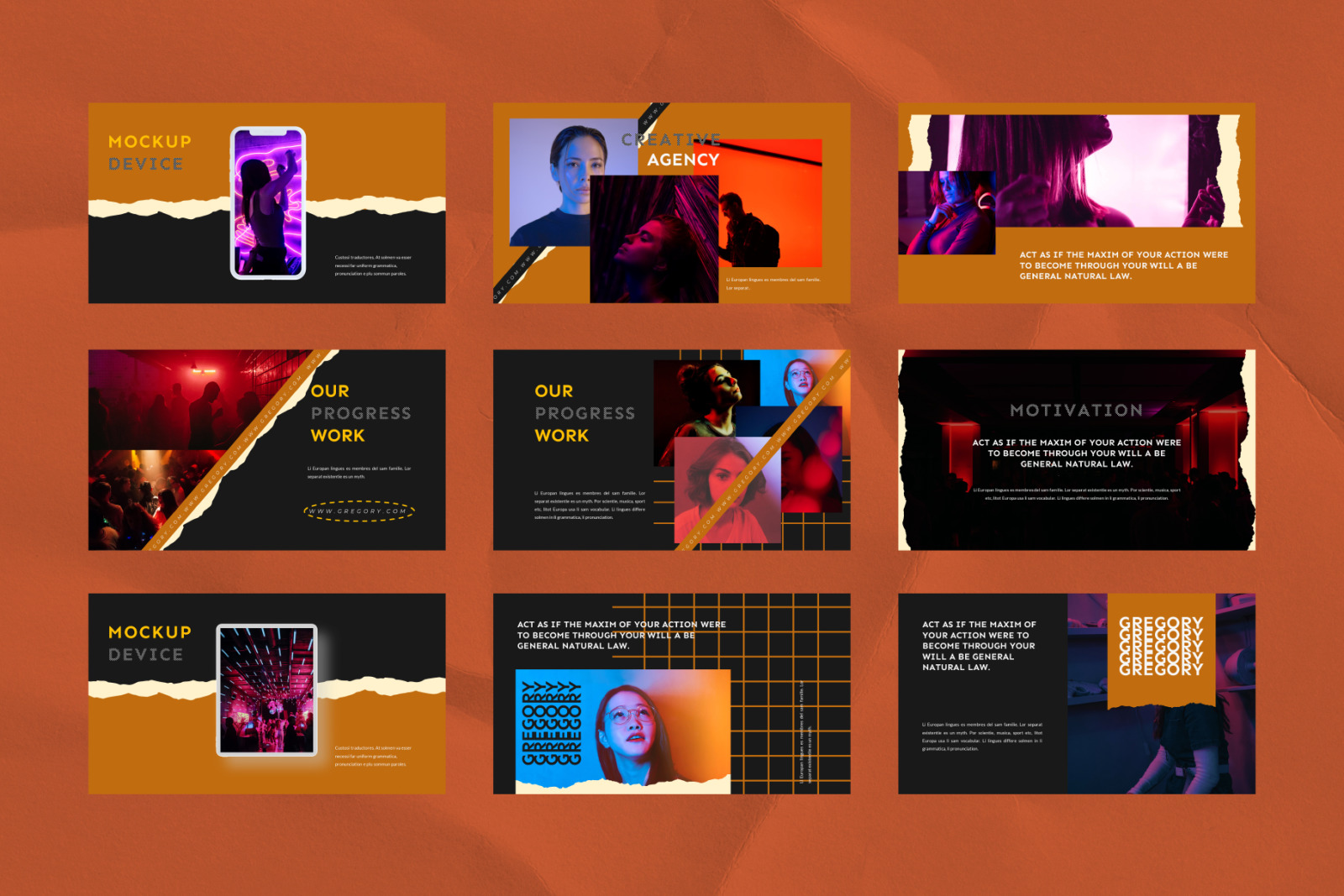 Gregory Bundle Presentation Template