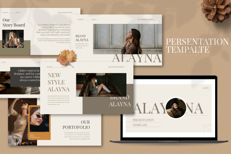 Alayna Bundle Presentation Template - Report