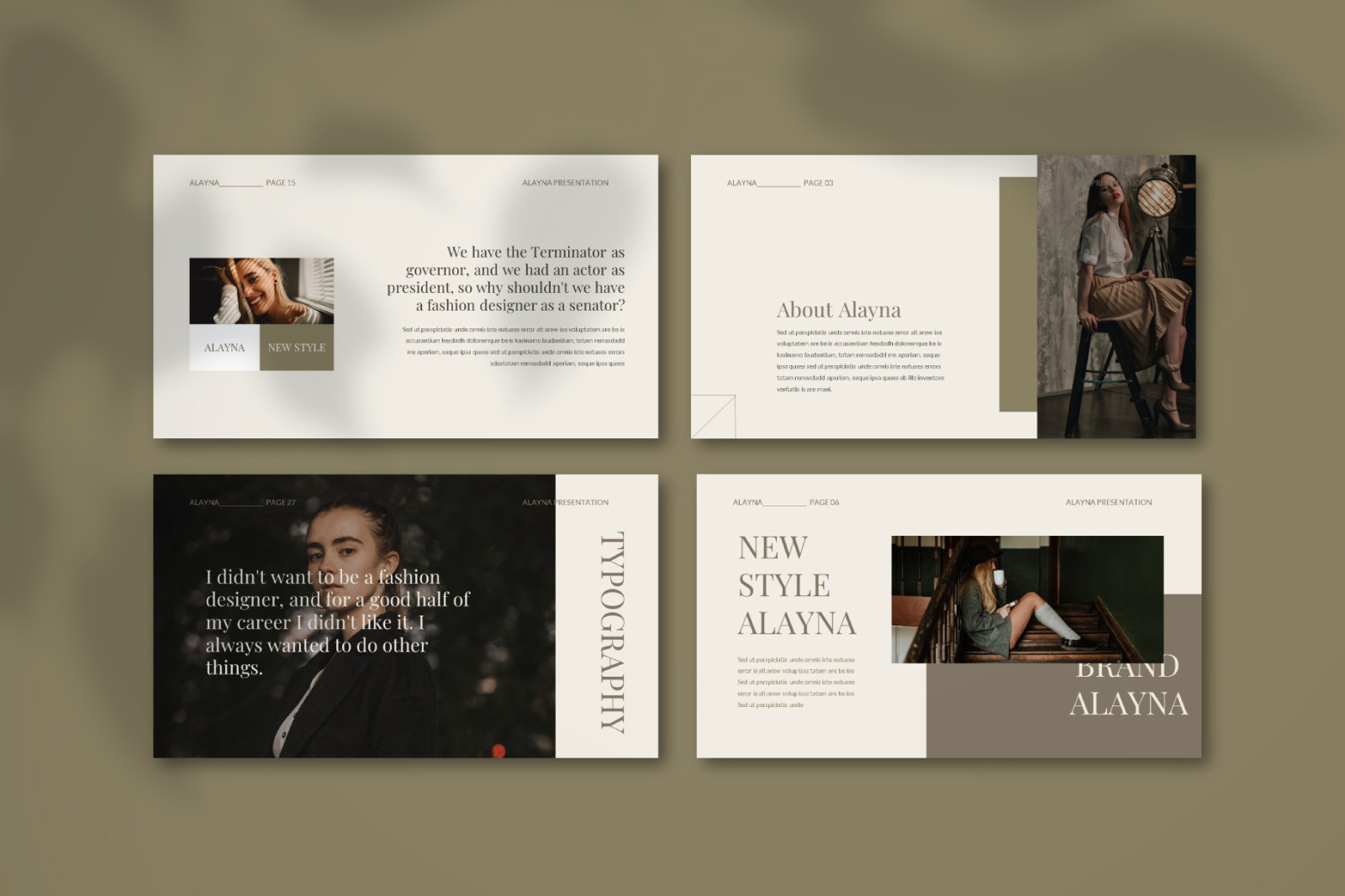 Alayna Bundle Presentation Template