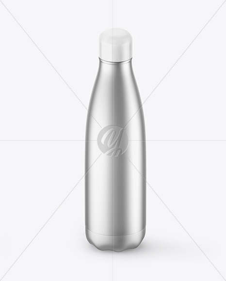 Metallic Thermo Bottle Mockup