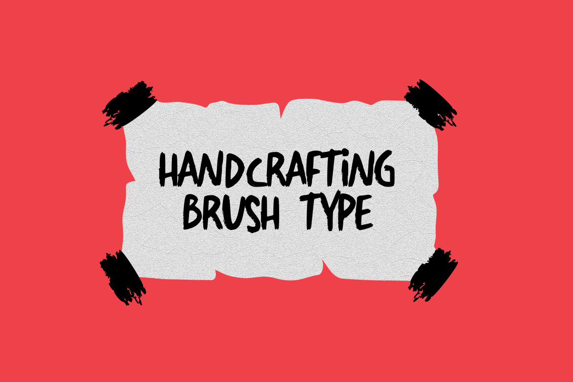 Berantakan Brush Typeface Berantakan Brush Typeface