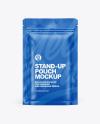 Matte Stand-Up Pouch Mockup