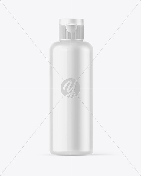 Glossy Plastic Bottle Mockup