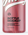 Glossy Plastic Bottle Mockup