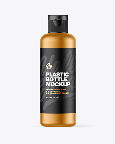 Metallic Bottle Mockup
