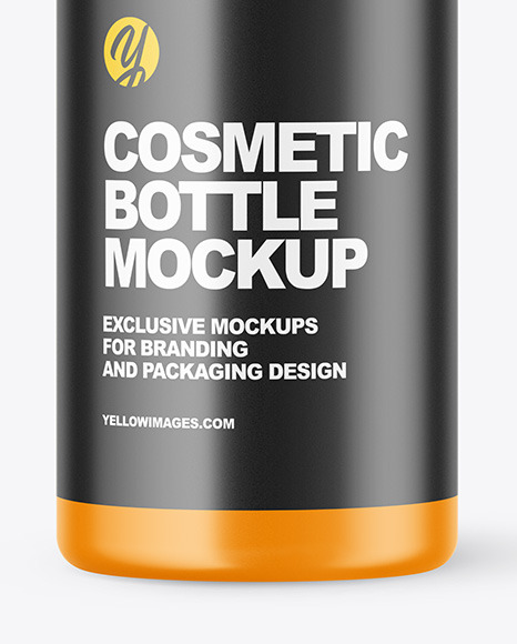 Matte Cosmetic Bottle Mockup