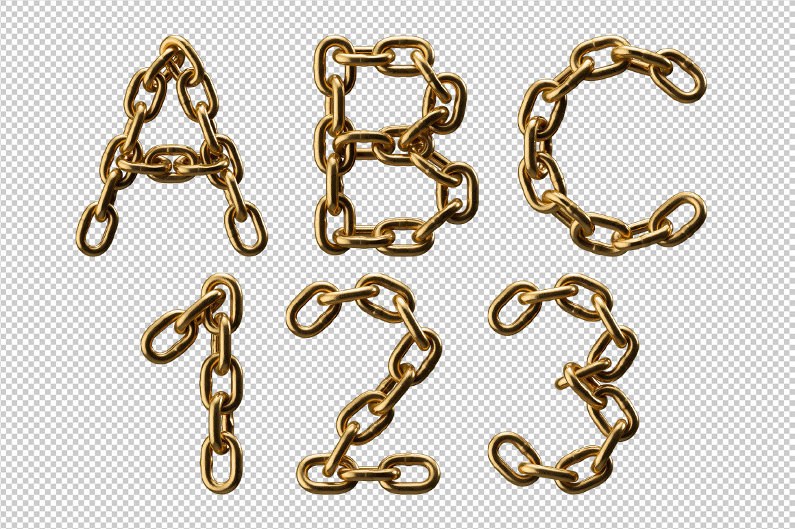 Golden Chain Font